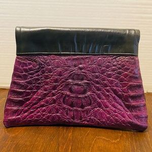 NWOT, Juliette Jake leather skin bag / clutch.